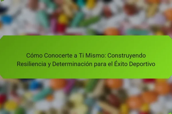 Cómo Conocerte a Ti Mismo: Construyendo Resiliencia y Determinación para el Éxito Deportivo