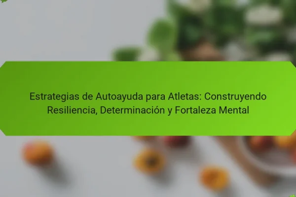 Estrategias de Autoayuda para Atletas: Construyendo Resiliencia, Determinación y Fortaleza Mental